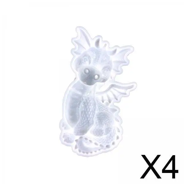 

Silicone Dragon Die 3D Animal Mold for Epoxy Resin Casting Decorative Wall Cake Chocolate Crafts