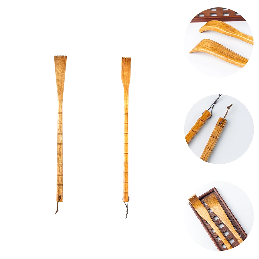 

Bamboo Joints Back Scratchers Smooth Wooden Massager Long Reacher Relief Itching Scratcher Claw Body Self Tool for Adults