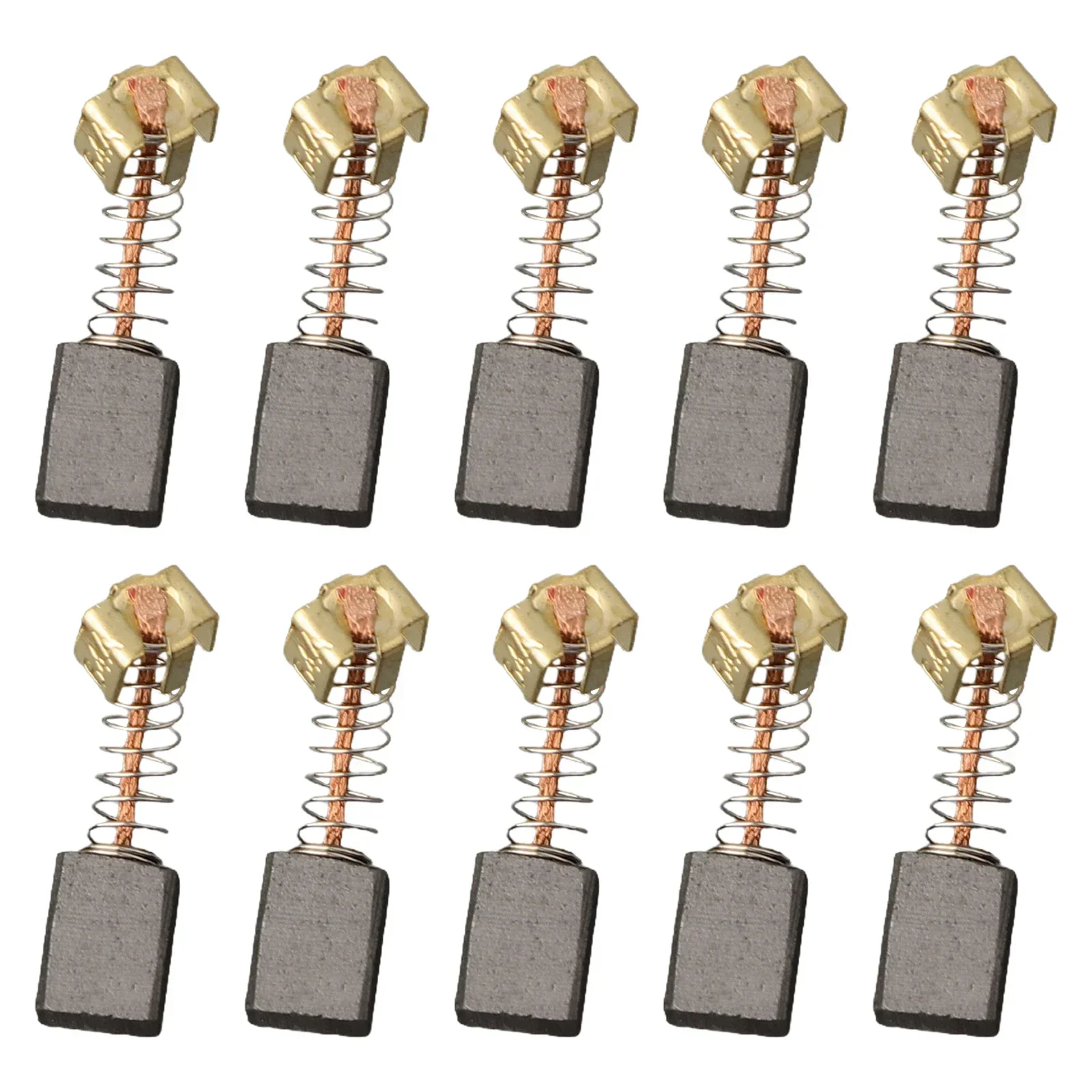 Nuove spazzole di carbone motore facile da usare pratici accessori da 10 pezzi smerigliatrice angolare CB325 / 459/303/419/203 componenti