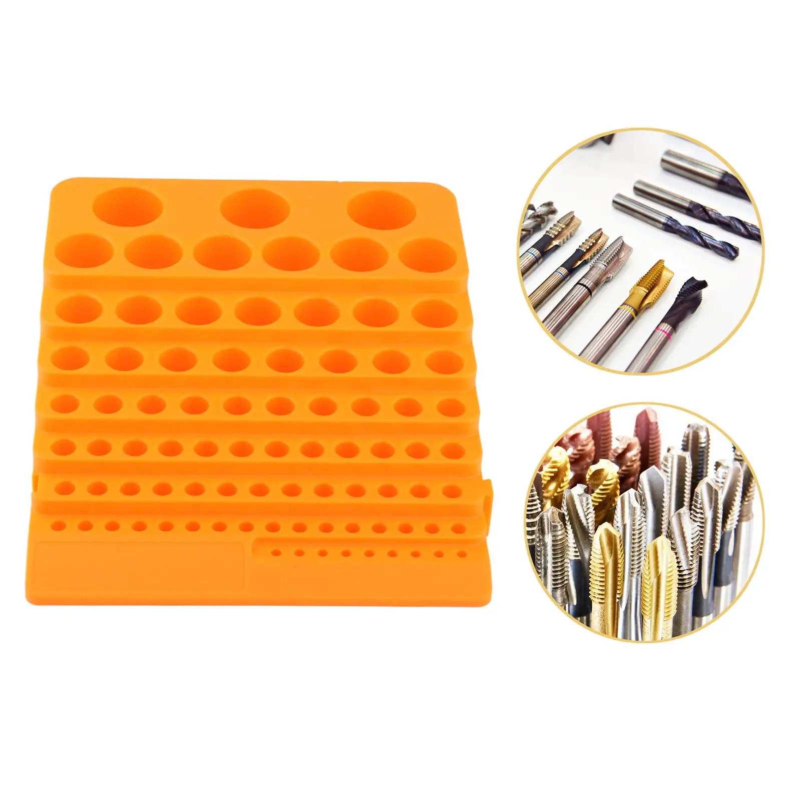 

84 Slots Drill Bit Dispenser Organizer Case Multipurpose PP Material