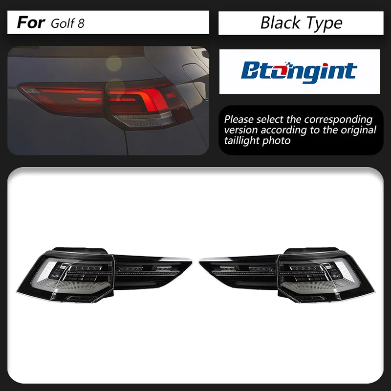 Rear Tail Lights Automatic Lighting System Suitable For 21-23 Model High 8 Golf 8 Car Styling Modification Tail Lights