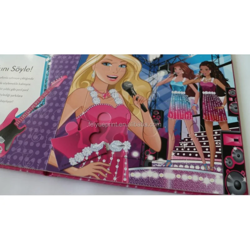 

custom Custom high end puzzle board book printing for print kid book