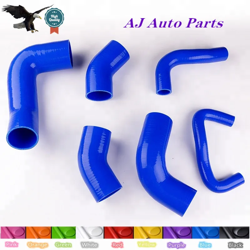 

FOR 2001-2007 Mitsubishi Lancer Evolution EVO 7 8 9 4G63T 2.0L Turbo Intercooler Silicone Radiator Hose Kit（3 -PLY Hose ）