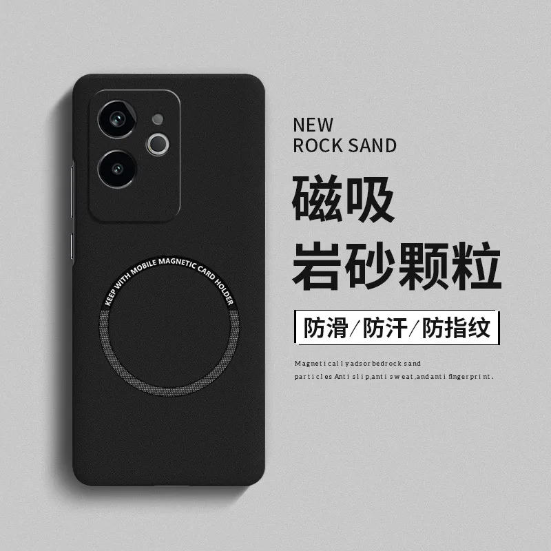 For Realme GT6 China Version Case Luxury Matte Magsafe PC Hard Back Cover For Realme GT 6 CN Thin Shockproof Bumper Funda