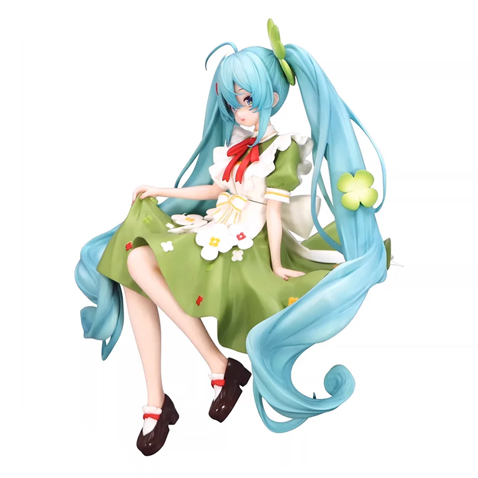 17 سنتيمتر أنيمي الشكل ميكو هاتسون ميكو المعكرونة سدادة محظوظ العشب الجنية عمل الشكل البلاستيكية جمع نموذج حلية اللعب الهدايا #5