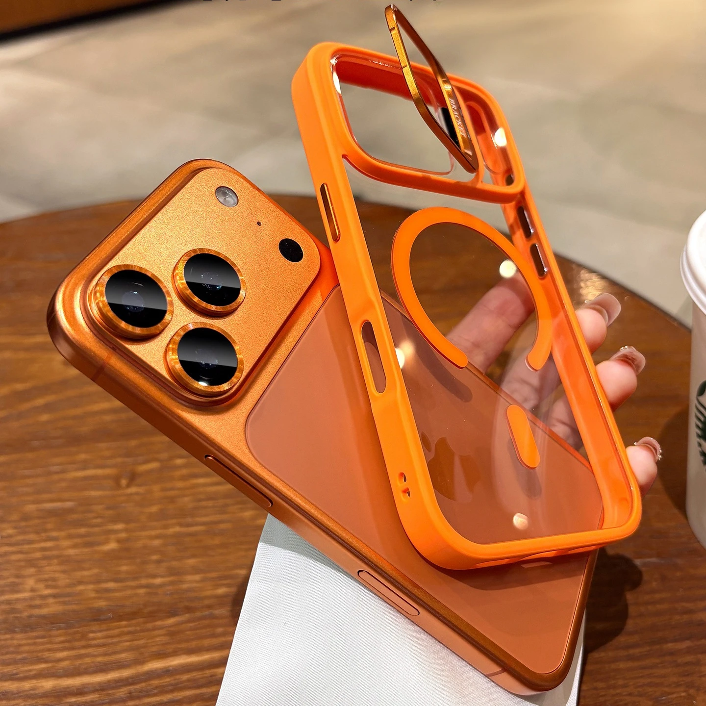 آيفون الهواء 17 ProMax شريط للرسغ الحبل حامل كاميرات مراقبة عالي الجودة Magsafe آيفون 17 15 16 12 11 13 14 برو ماكس زائد غطاء