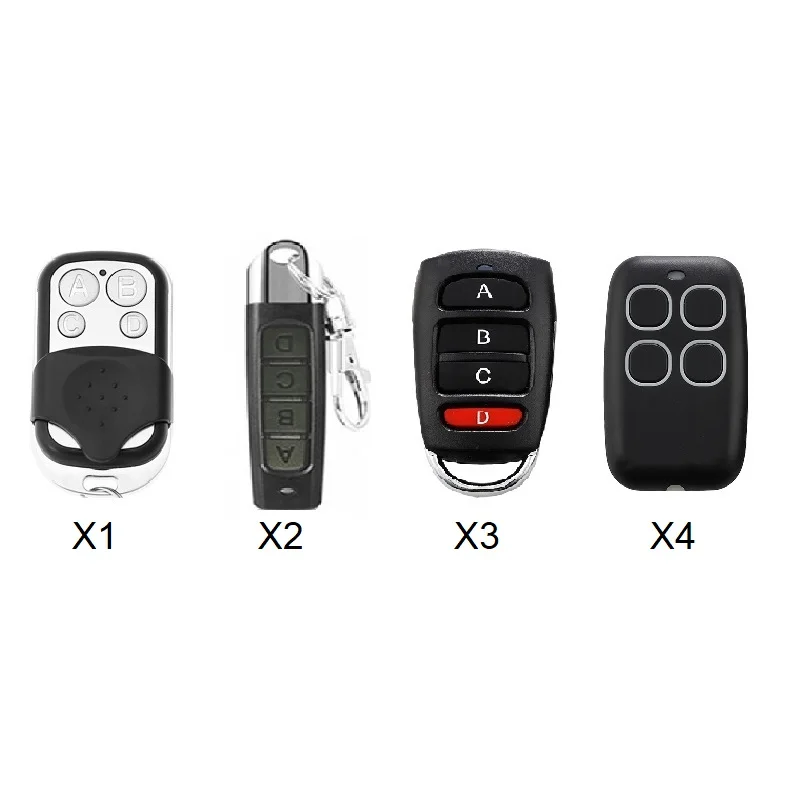 Garage Door Remote Control Duplicator 433MHz 433.92MHz Code Grabber Clone Gate Key Fob Command Hand Transmitter