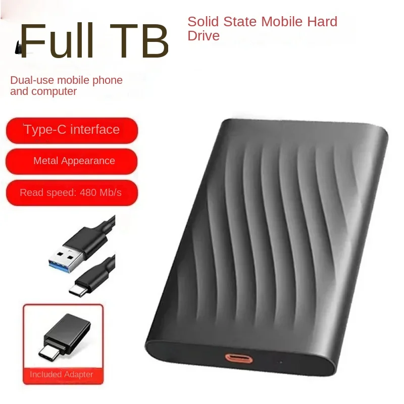 Large Capacity External Mobile Solid State Hard Disk High-Speed Transmission for Computer Tablet
