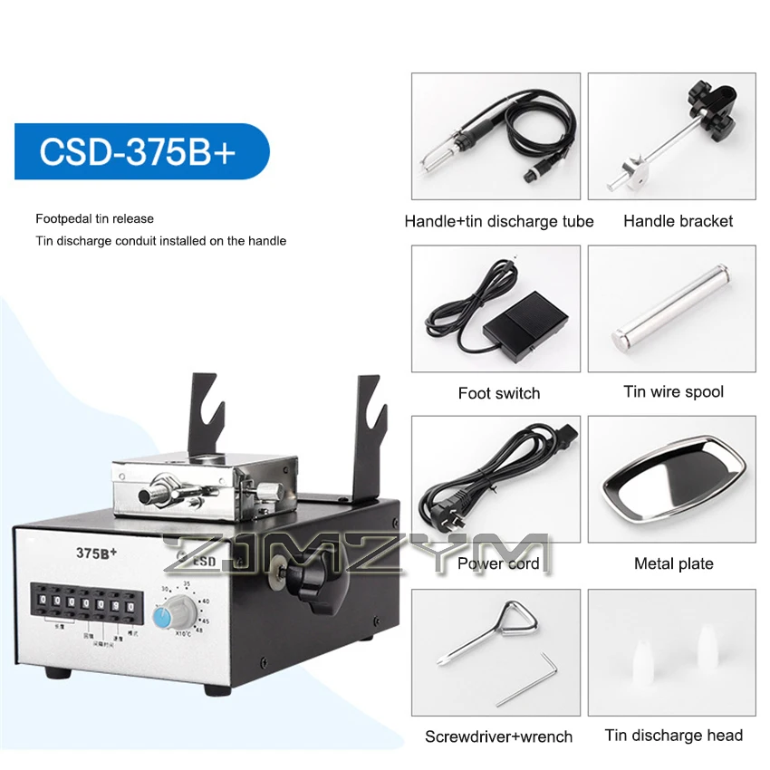 Estação de solda automática, ferro elétrico, temperatura ajustável, constante, máquina de solda, 375A +, 375B +, 375C +, 220V