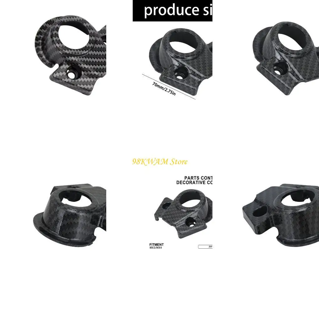 

Bike Interior Trim Panel PP Plastic Dashboard Decoration Cover for MX3/MX4 Use 68UF