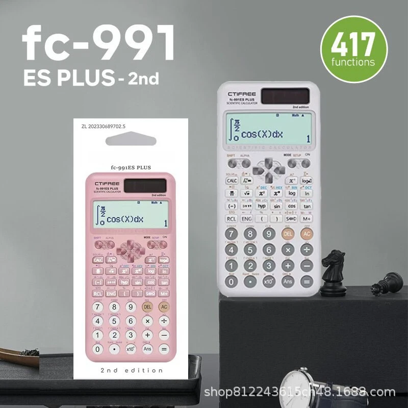 FX991ESPLUS2nd Scientific Calculator Function Calculator Matrix Complex Number Solving Equation Color