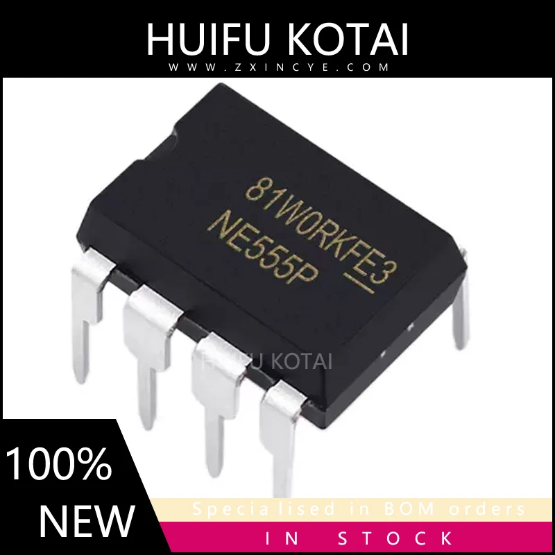 10PCS/LOT NE555 NE555P DIP8New Spot Inventory