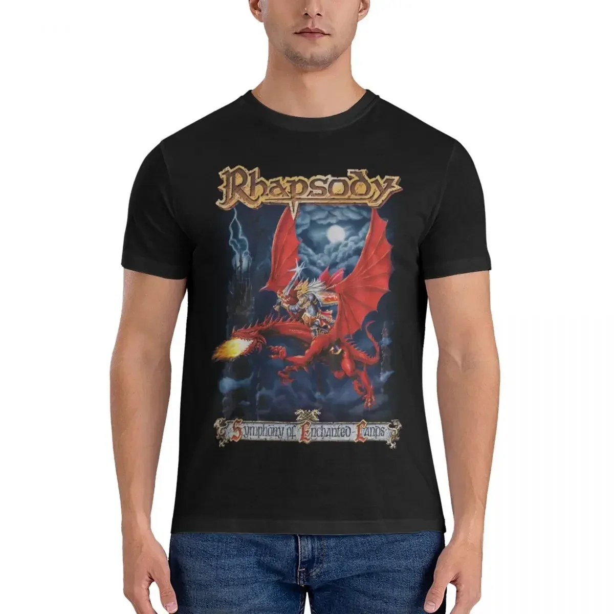 Rhapsody - Symphony of Enchanted Lands Classic T-Shirt custom t shirts Men's t-shirt mens vintage t shirts