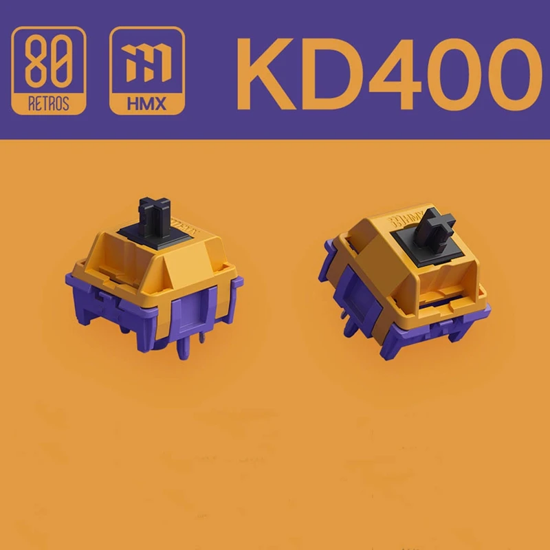 80Retros X HMX KD400 Switch 5-Pin Linear Switches HMX M1 40g