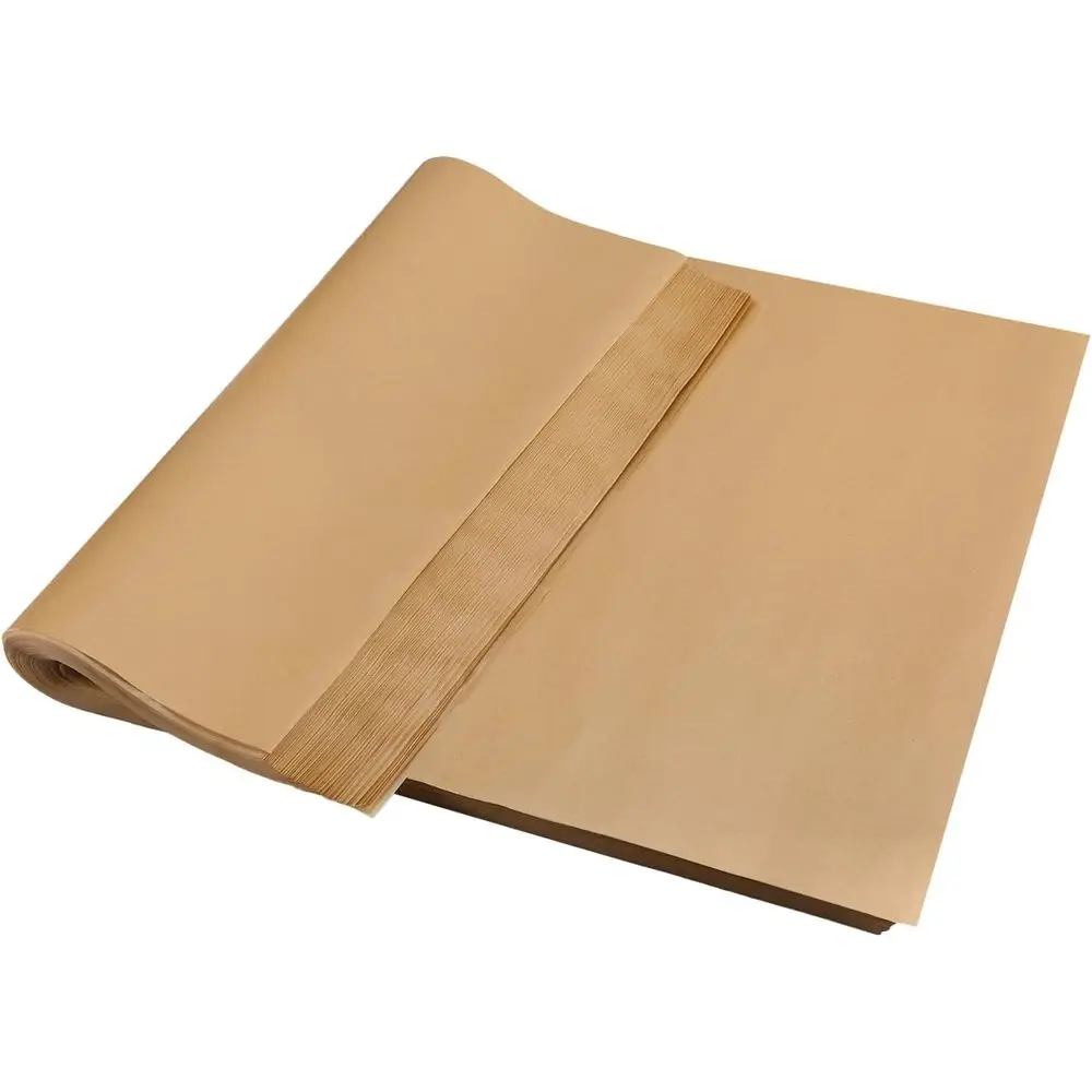 

500 Pcs 18 x 26 Inch Parchment Paper Sheets Precut Non-stick & No-leak Large Unbleached Paper for Full Size Sheet Pan Cooking Gr
