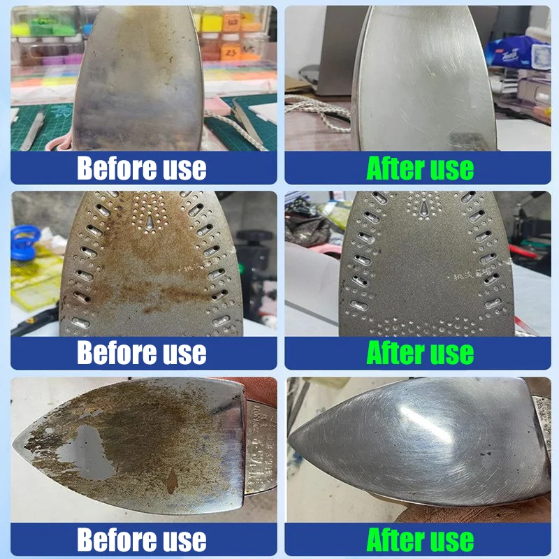 Farienne Iron Soleplate Rust Remover Spray Fast Remove Stains Brighten Metal Surface Gentle Cleaning For Home Appliance
