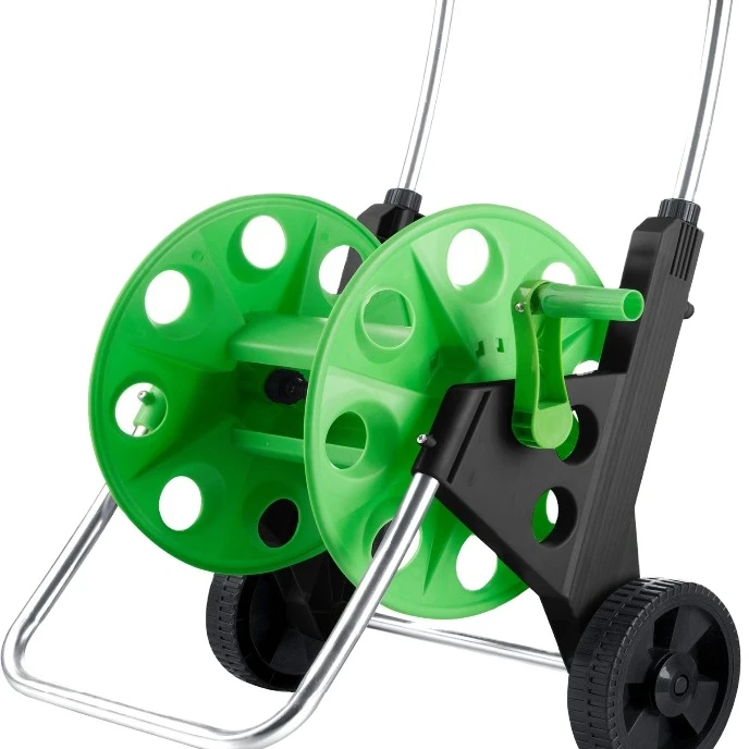 60M Frame Hose Reel Cart with Garden Hose Reel