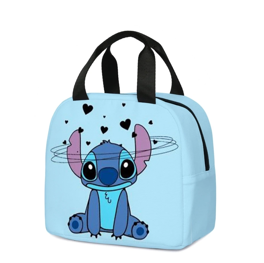 MINISO Stitch borsa per il pranzo per bambini borsa per il pranzo della scuola primaria miglior regalo per bambini Cartoon Mochila miglior regalo