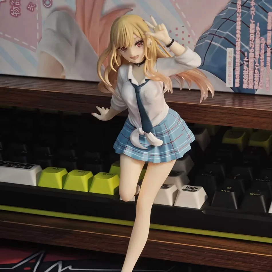 My Dress Up Darling MARIN KITAKAWA Uniform Anime Figure Toys 18cm PVC Model Collector Halloween Christmas Gift