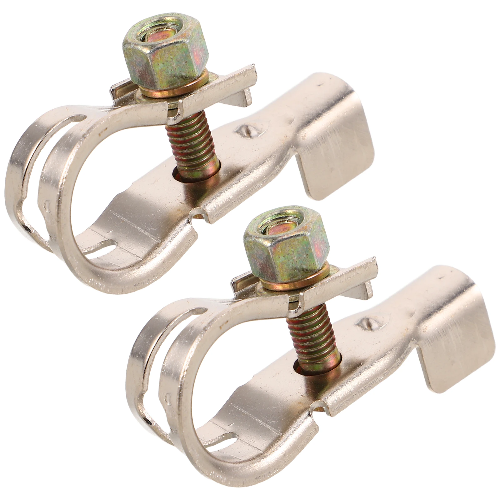 

2Pcs Car Terminal Connectors Aluminum Alloy Cable Ends Adapter Clamps Post Clip