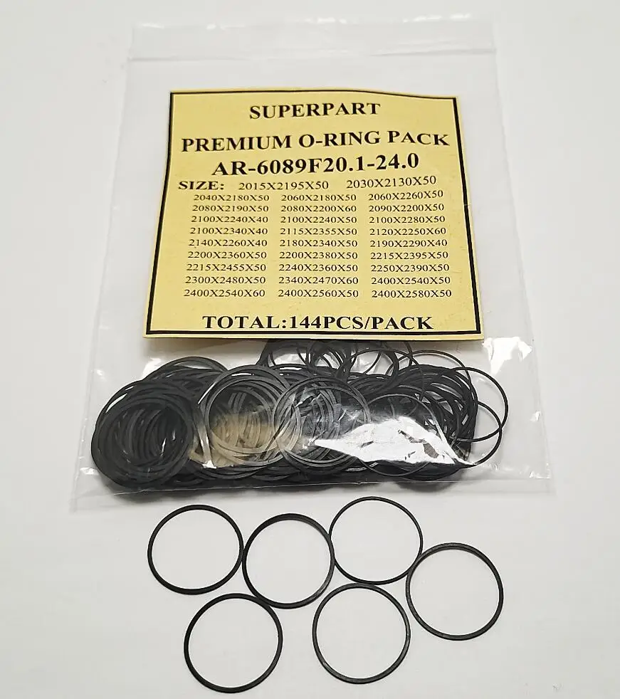 6089F Flat Rubber Watch Back Case Gasket Assortment of Waterproof Cover O Ring Pack for Watches Repair