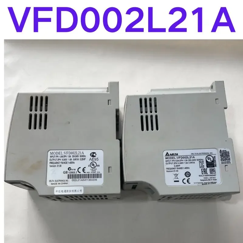 Second-hand test OK VFD002L21A frequency converter