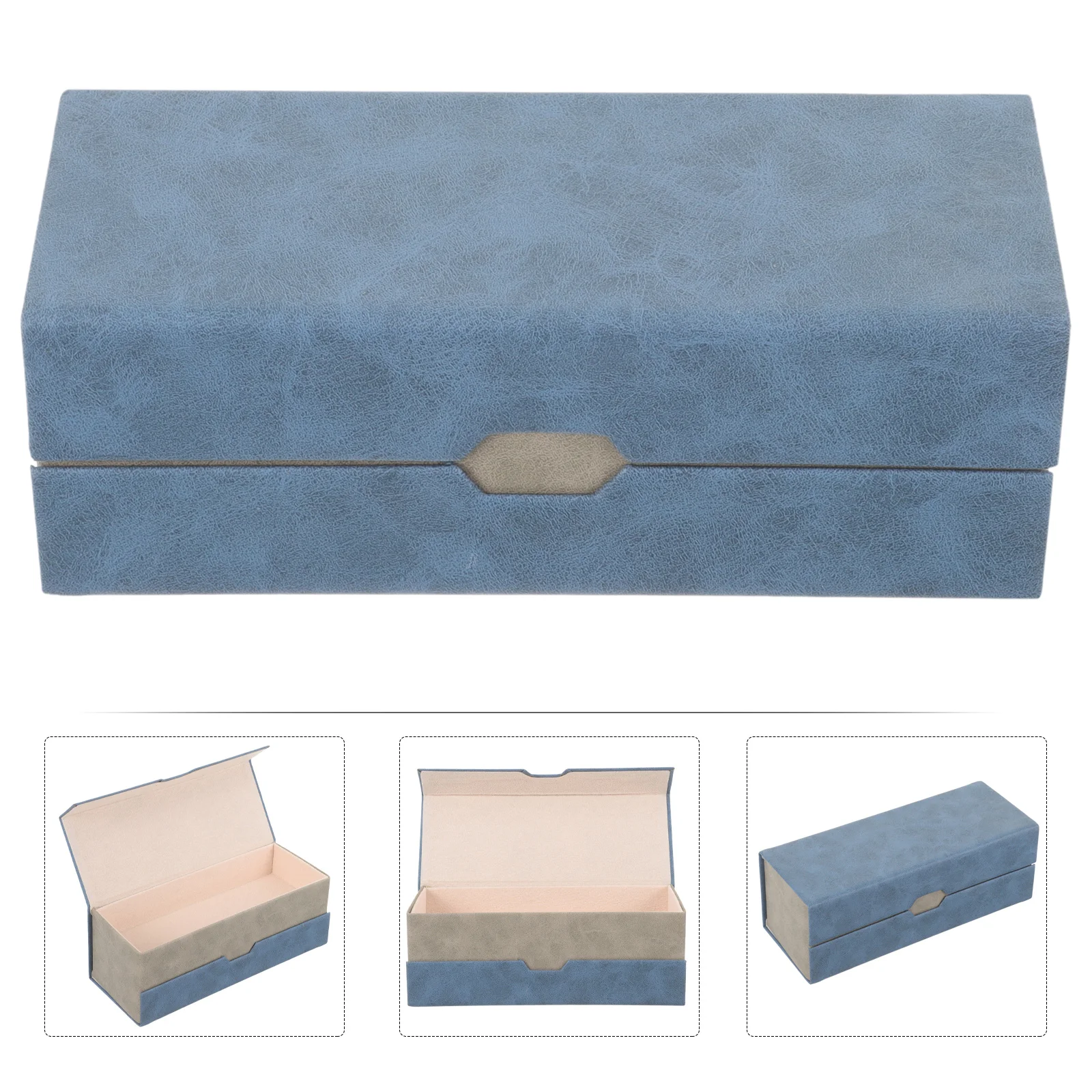 

Double Layer PU Glasses Case Dual Purpose Sunglass Travel Container for Multiple Eyeglasses Lightweight