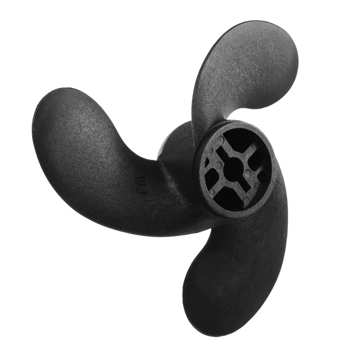 Black 309-64107-0 Marine Propeller 7.4 x 5.7 For Nissan Tohatsu Evinrude Johnson 2.5-3.5HP 3 Blades Composite Plastic Material