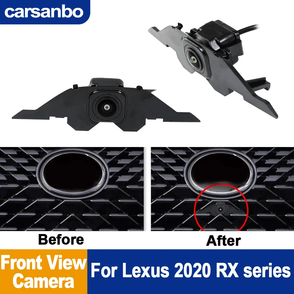

Carsanbo Car Front View OEM Camera For Lexus 2020 RX HD Wide Angle 150° Fisheye Night Vision Camera