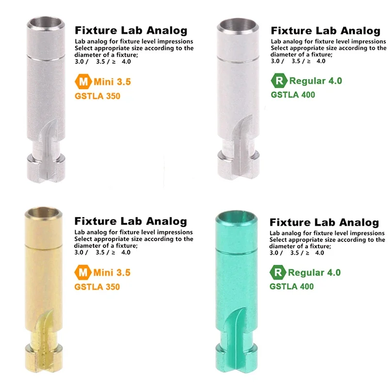Medical Dental Lab Implant Analog Plaster Mini Regural Oral Care Accessories Compatible With Osstem Hiossen