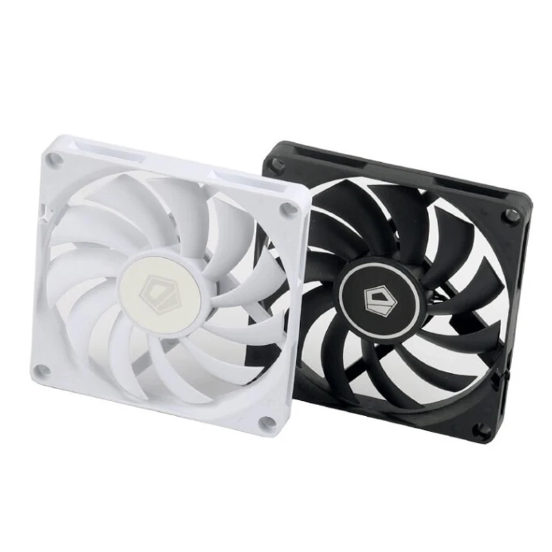 Wentylator obudowy 8010 80mm Ultra Slim, biały/czarny, ultracienki 10MM PWM z kontrolą temperatury, wentylator chłodzący procesor komputera 8CM. — zdjęcie produktu 7