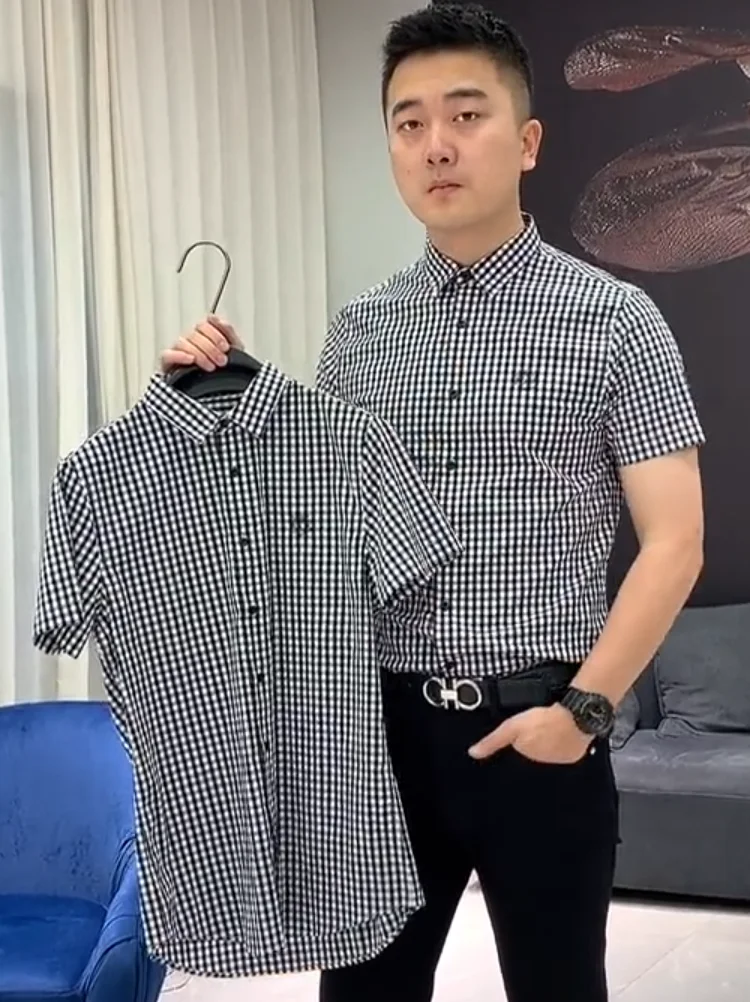 

Spring New Arrival Men's Slim Fit Casual irt ort Sve Luxury Comfortable Busin Faion Trendy Versatile Faionable