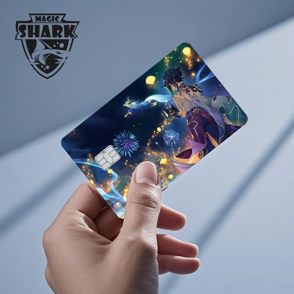 2026 Neuer Mcloving Meme Cartoon Spider Anime Rote Augen Schwarzer Drache PVC-Aufkleber-Folie für Debit- und Kreditkarten – Detail 4
