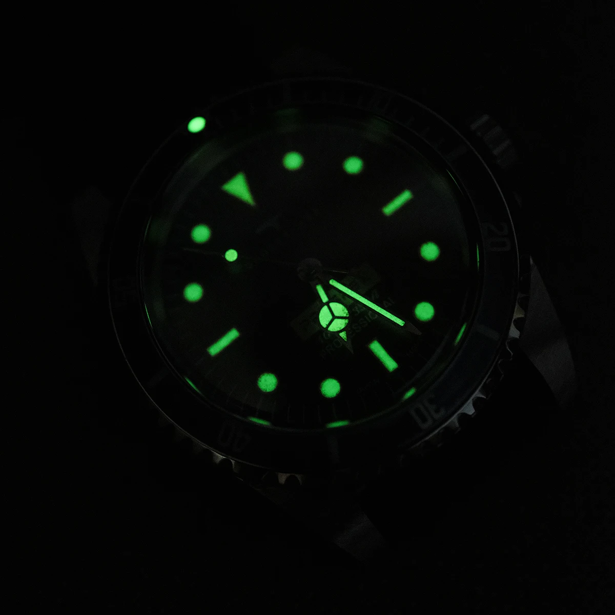 DAGGER-AX 남자 다이버 시계 39.5mm 스포츠 자동 기계식 손목 시계 10ATM 방수 C3 빛나는 사파이어 NH35 세라믹 베젤