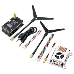 1.2G 1.2GHz 1W 1.6W 2W 25mW/2000mW VTX Switchable Video Transmitter Module w/ 1.2G 8Ch VRX For FPV Long Range Racing Drone