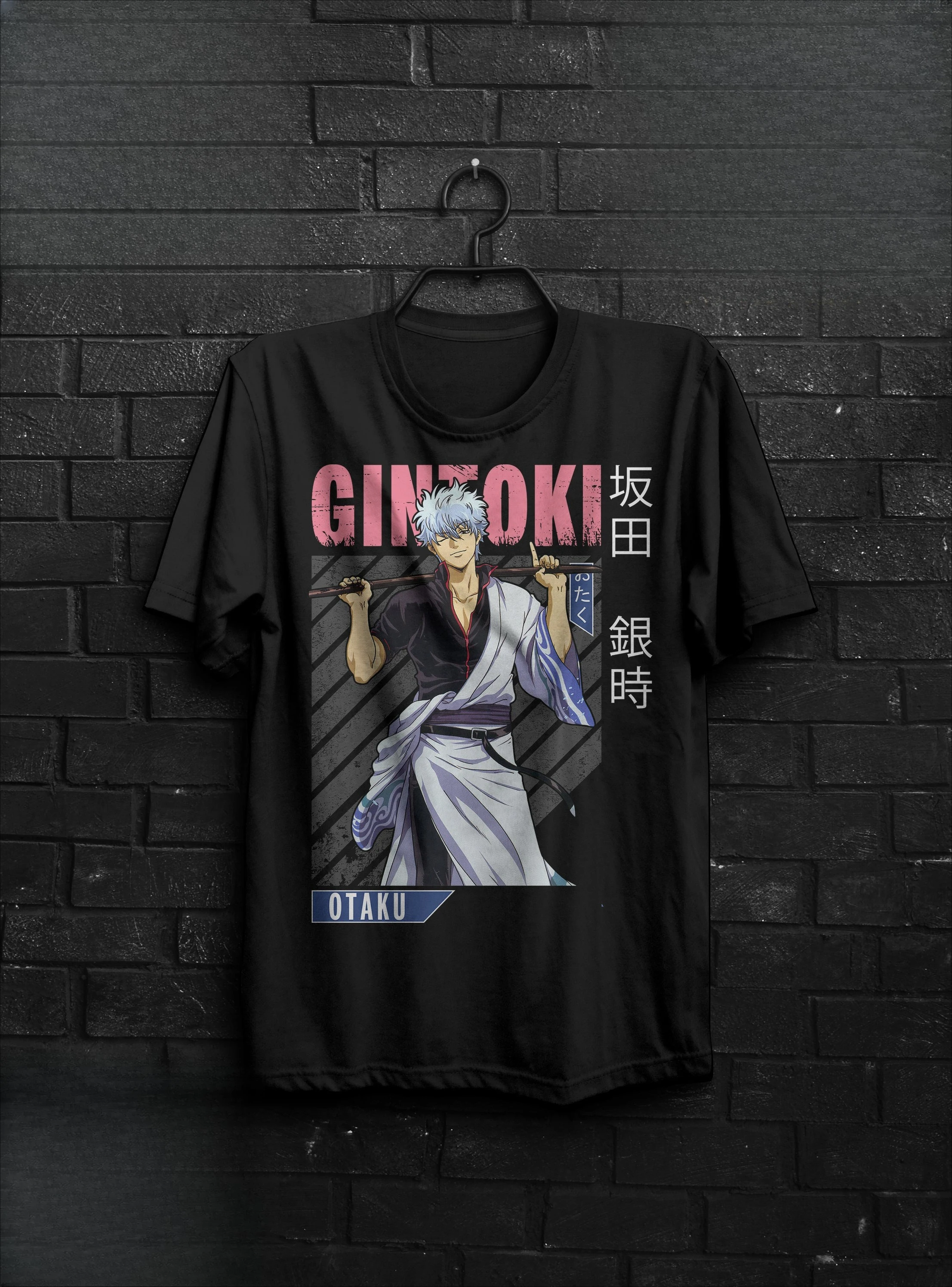 Camiseta Gintoki Gintama Anime hombre Kamui Cosplay Yorozuya Appareal Shiroyasha camiseta para Rokkaku Clan Kagura Shir hombres Hijikata Tee