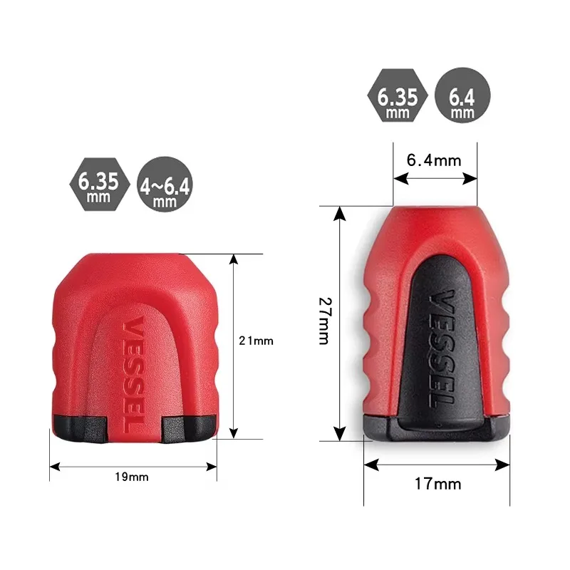 VESSEL NMC-2P NMS-2PR Magnetizer Demagnetizer Ring - Magnetic Screw Holder Bit Drive Prevent Dropping