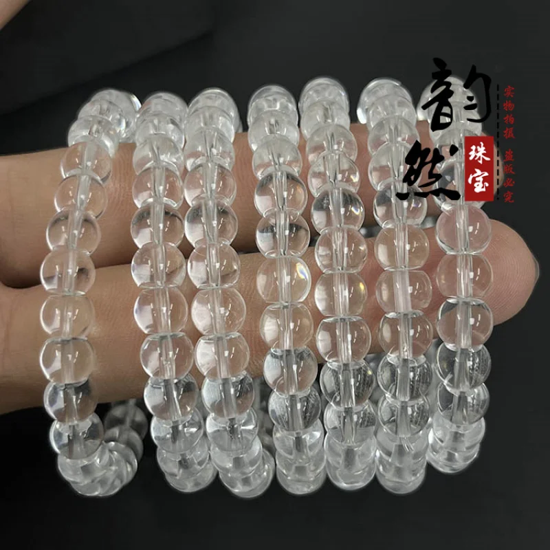 

Natural White Old Style Bead Bracelet Hand String Jewelry Loose Beads Beaded Accessories