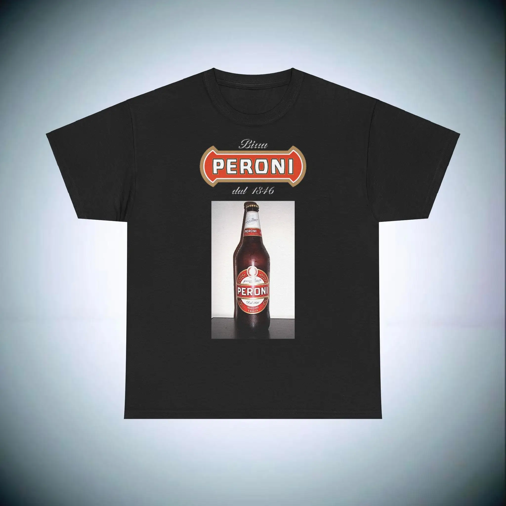 Peroni T shirt Italian Beer Heavy Cotton