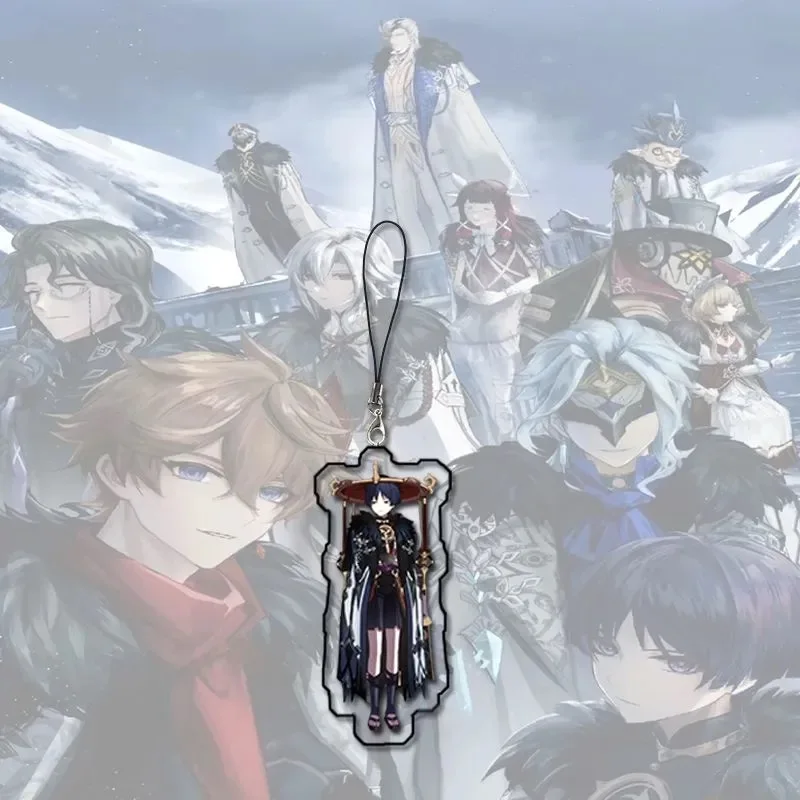 Genshin Impact Fools 코스프레 스캐터러 캡틴 아레시노 펜던트 친구를 위한 학생 배낭 장식