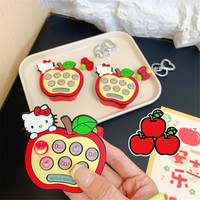 Hello Kitty Keychain Sanrio Cute Kt Cat Cartoon Doll Bag Pendant Toy Exquisite Key Chain Kawaii Surprise Girls Kids Gifts