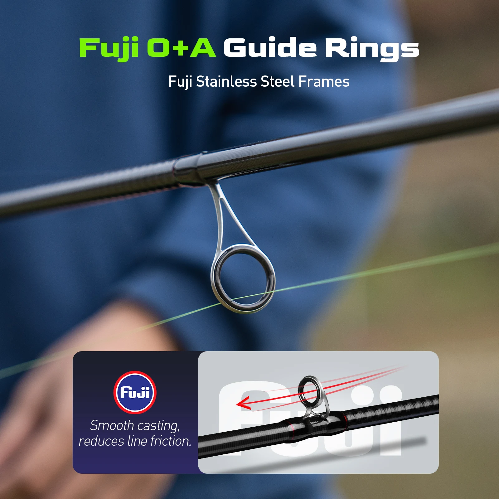 HANDING Magic L caña de pescar MF/F para pesca integral - imagen 4