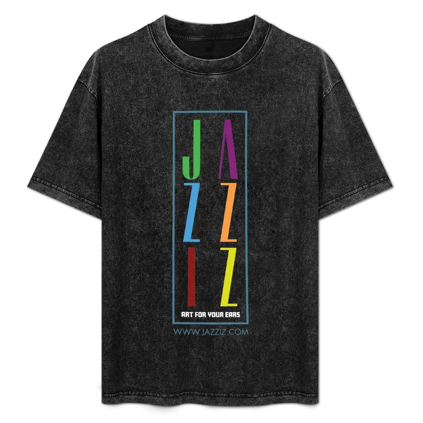 

JAZZIZ “Stacked” T-Shirt Festival Party Tee Top