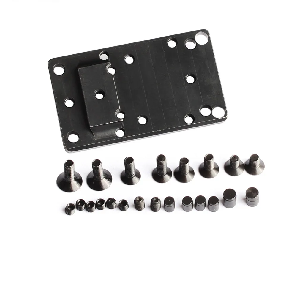 LAMBUL Universal Steel Mount Plate Base for Almost Red Dot Sight Mounted for CZ 75/75B Shadow 1/2/3 Hunting Shooting Accessories