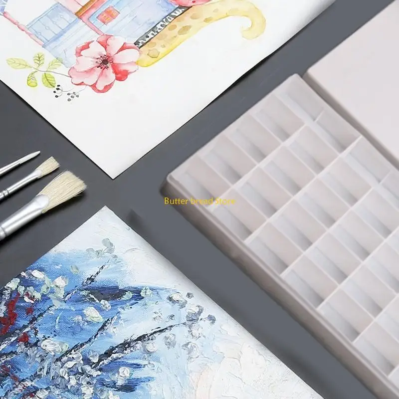 W89C 24 Well 36 Well Fain Box Mieszanie taca do akryli akrylicznych Gouaches