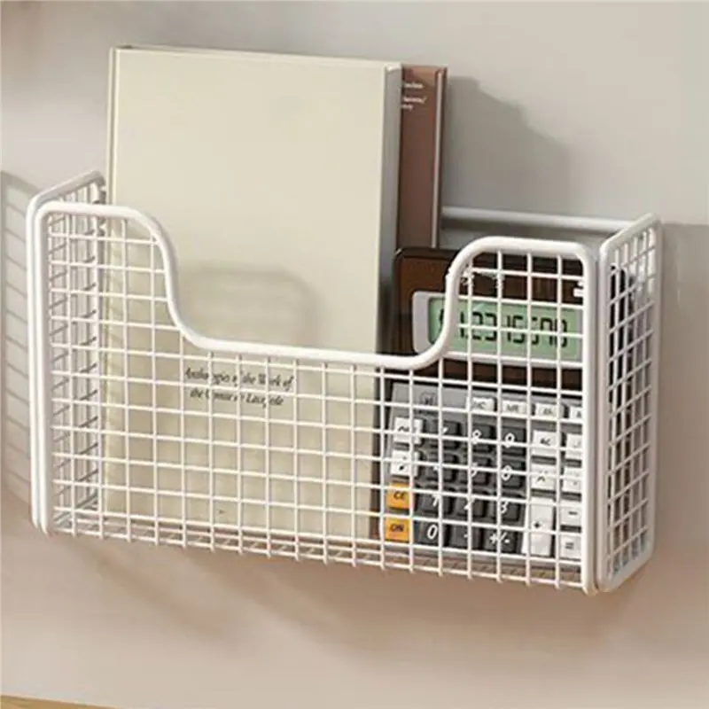 لكمة خالية المطبخ خزانة الباب صندوق تخزين رف الحديد خزانة مثبتة على الحائط البلاستيك التفاف رف الحمام الثلاجة Rack-B91B #4