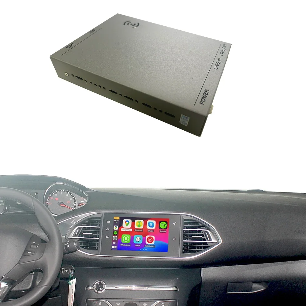 Wireless Apple Carplay Android Auto Solution For Peugeot Citroen  MRN NAC 2013-2019 Wireless Carplay Decoder ScreenMirroring