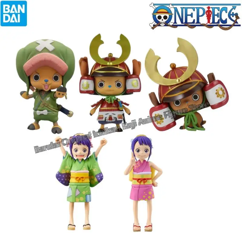 En Stock Bandai caja Original Kit de modelismo One Piece Tony Chopper Kurozumi Tama personajes de Anime estatua Original coleccionable