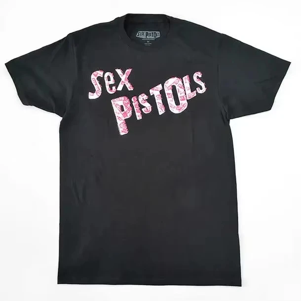 Britische Punkrock-Band Sex Pistols, klassisches Poster-Print-T-Shirt, Unisex, Sommer, neuer Stil, lockeres T-Shirt für Damen und Herren – Detail 9