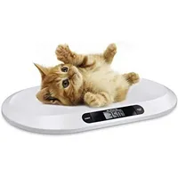 Digital Newborn Baby Scale, Infant Weighing Scale for Toddlers, Multifunctional Pet Scale with Hold Function for Cats and Dogs